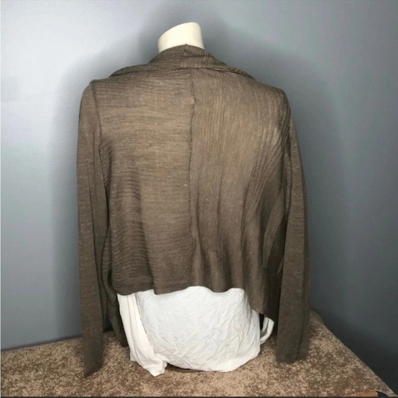 Anthropologie Moth Brown Far Channels Cardigan - Picture 4 of 6